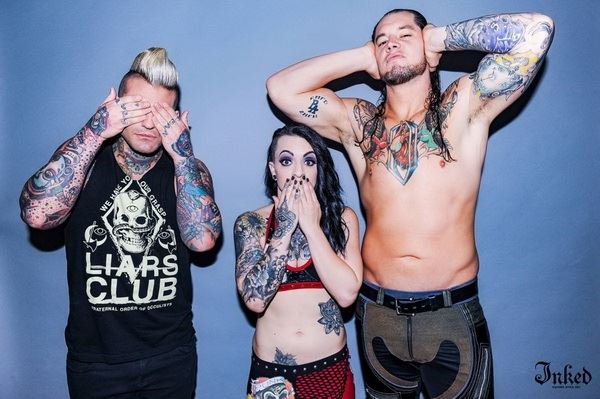 Татуированные звезды WWE. Фотосет для журнала Inked